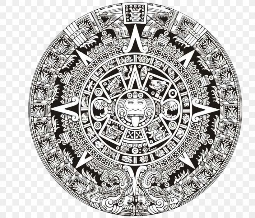 Aztec Empire Maya Civilization Aztec Calendar Stone Mayan Calendar, PNG
