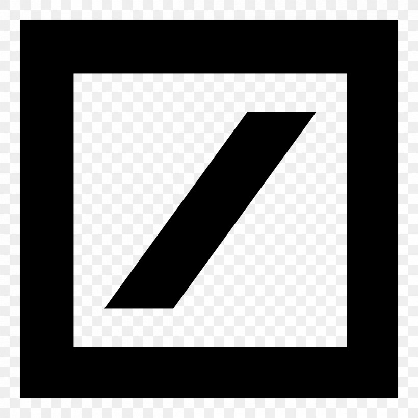 Deutsche Bank Logo Finance Organization, PNG, 2400x2400px, Deutsche Bank, Area, Bank, Barclays, Black Download Free