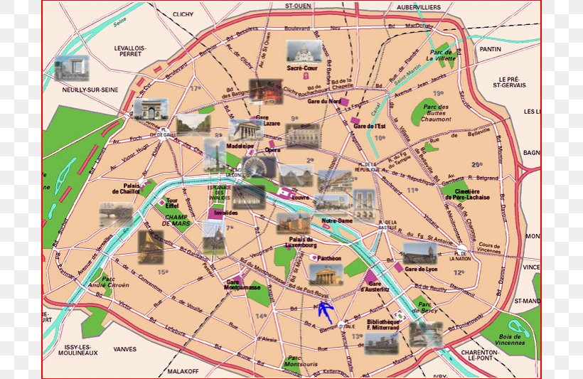 Paris Map Of Arrondissements