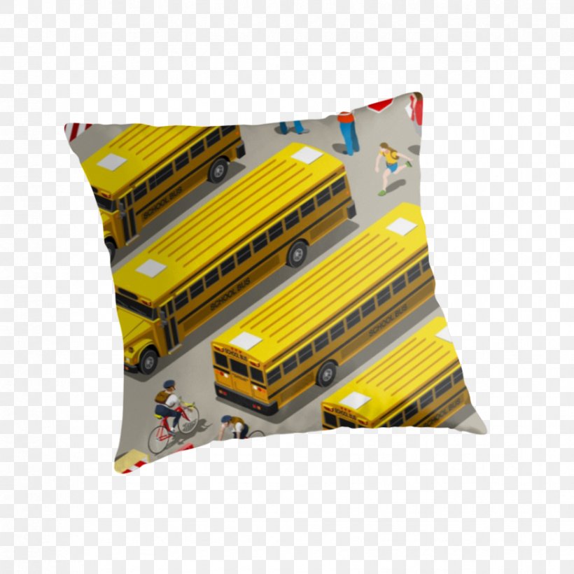 Cushion Vehicle Mouse Mats School Bus, PNG, 875x875px, Cushion, Mouse Mats, School Bus, Vehicle, Yellow Download Free