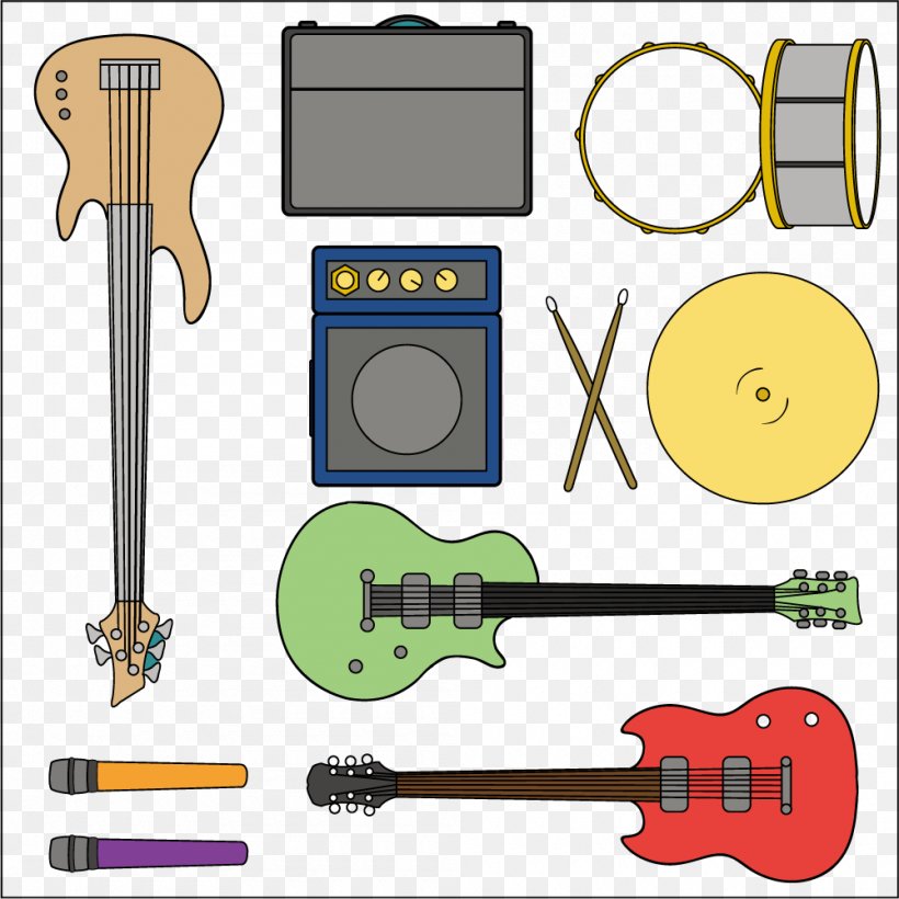 Musical Instruments Guitar Clip Art, PNG, 1000x1000px, Watercolor, Cartoon, Flower, Frame, Heart Download Free