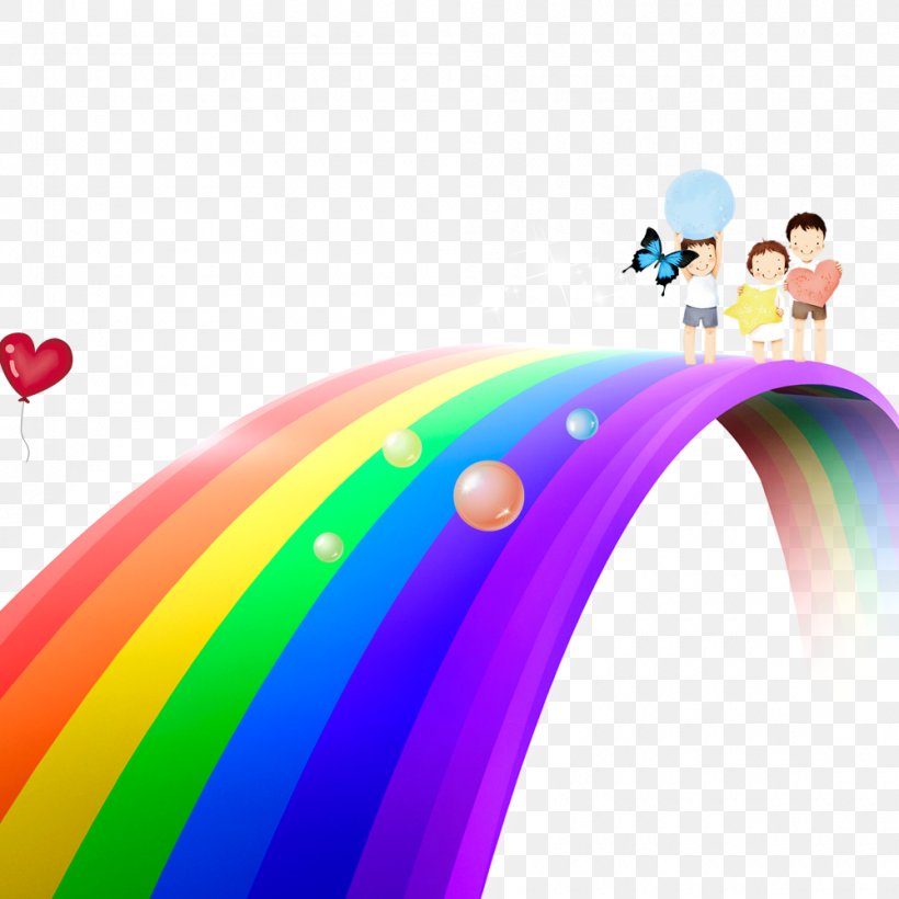 Rainbow Cartoon Bifrxf6st Download, PNG, 1000x1000px, Rainbow, Animation, Bridge, Cartoon, Drawing Download Free