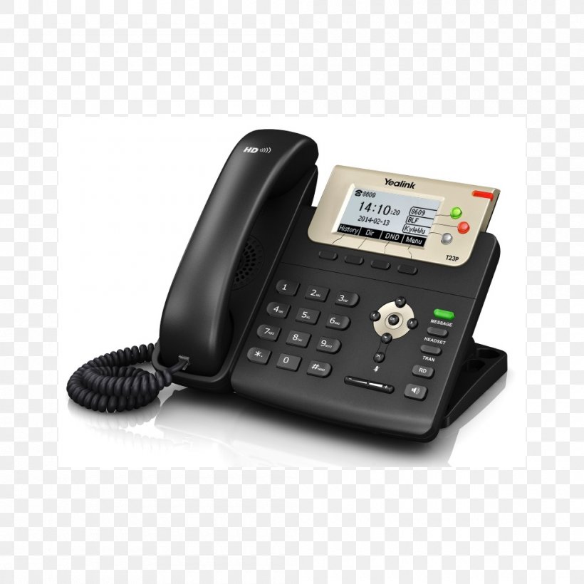 VoIP Phone Session Initiation Protocol Telephone Voice Over IP Gigabit Ethernet, PNG, 1000x1000px, Voip Phone, Answering Machine, Caller Id, Communication, Corded Phone Download Free