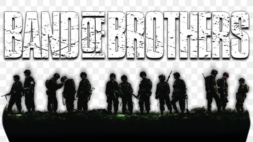 Band Of Brothers Company Of Heroes Human Behavior Logo Font, PNG, 1000x562px, Band Of Brothers, Behavior, Black And White, Brand, Company Of Heroes Download Free