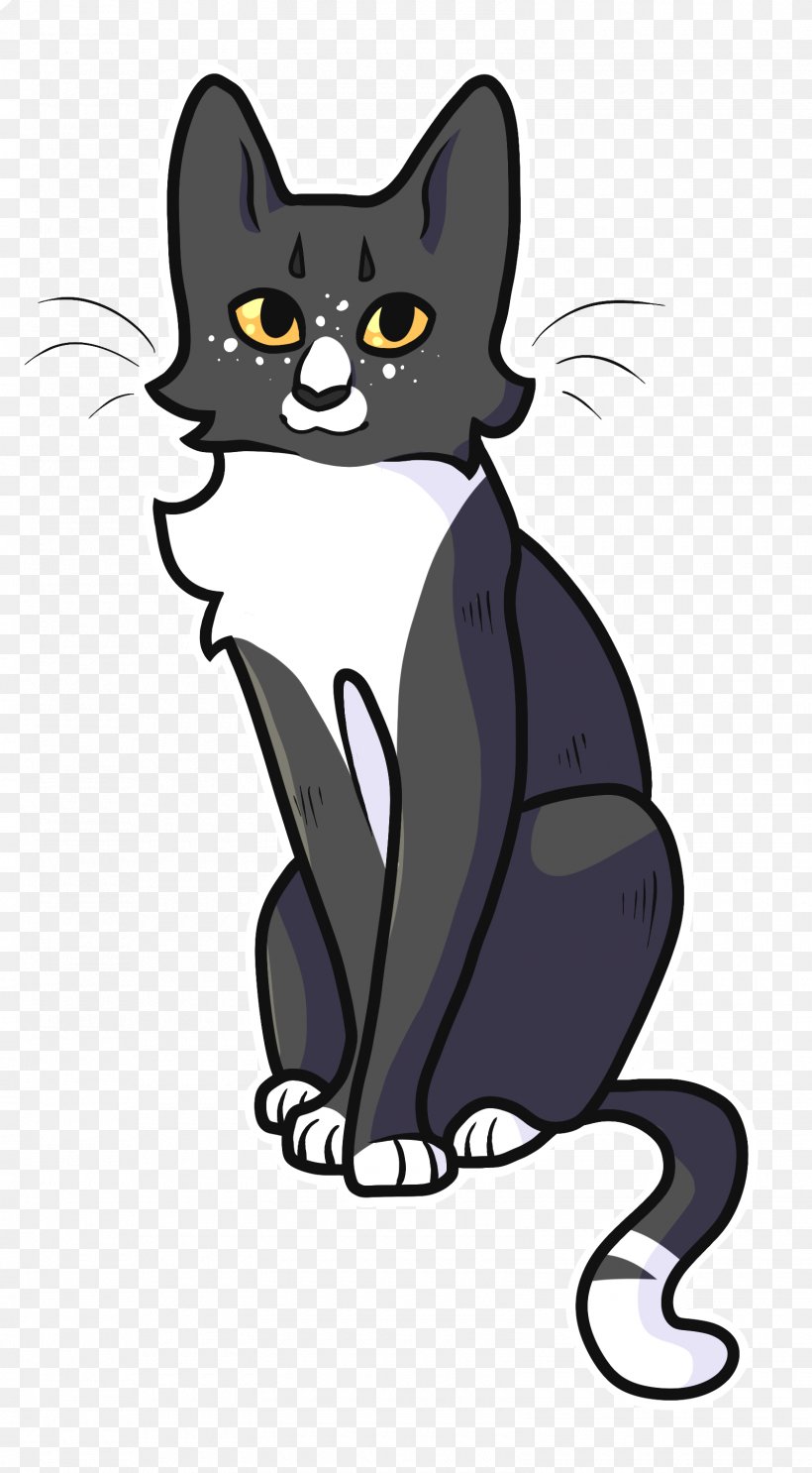 Black Cat Kitten Whiskers Domestic Short-haired Cat, PNG, 1600x2900px, Black Cat, Black, Black M, Carnivoran, Cat Download Free