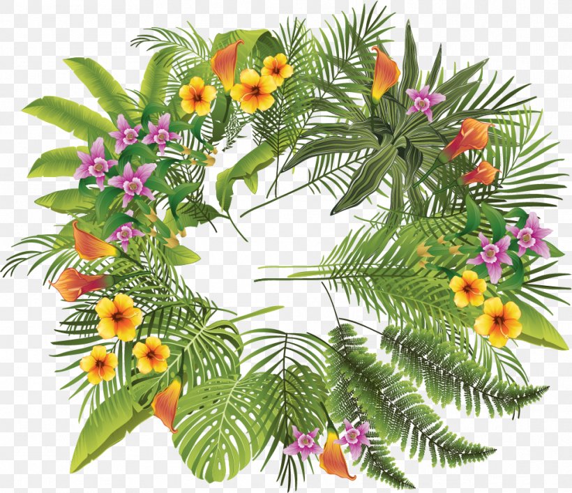Clip Art, PNG, 987x852px, Tropics, Evergreen, Floral Design, Floristry, Flower Download Free