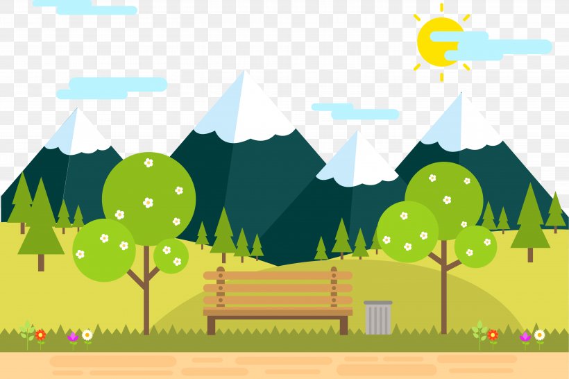 Euclidean Vector, PNG, 5835x3888px, Drawing, Animation, Area, Art, Bench Download Free