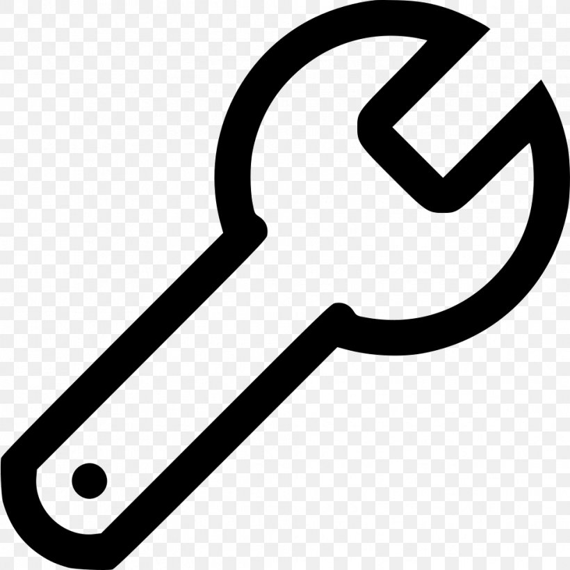 Spanners Tool Adjustable Spanner Clip Art, PNG, 981x980px, Spanners, Adjustable Spanner, Area, Art, Black And White Download Free