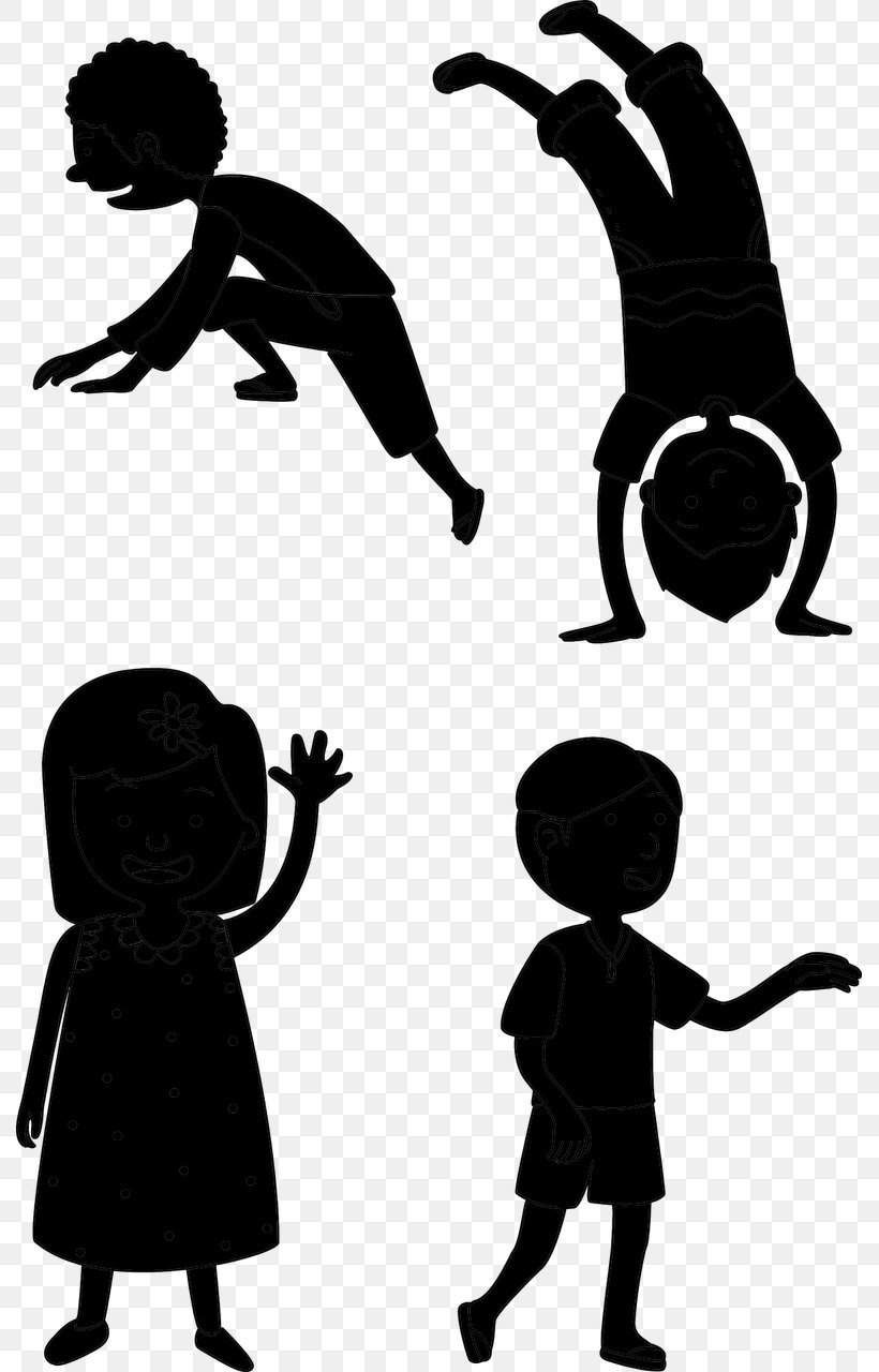 Clip Art Illustration Human Behavior Silhouette Character, PNG, 789x1280px, Human Behavior, Behavior, Black M, Character, Child Download Free