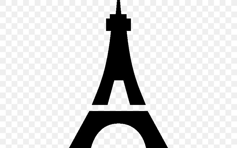 Eiffel Tower Thepix, PNG, 512x512px, Eiffel Tower, Black And White, Building, Monument, Silhouette Download Free