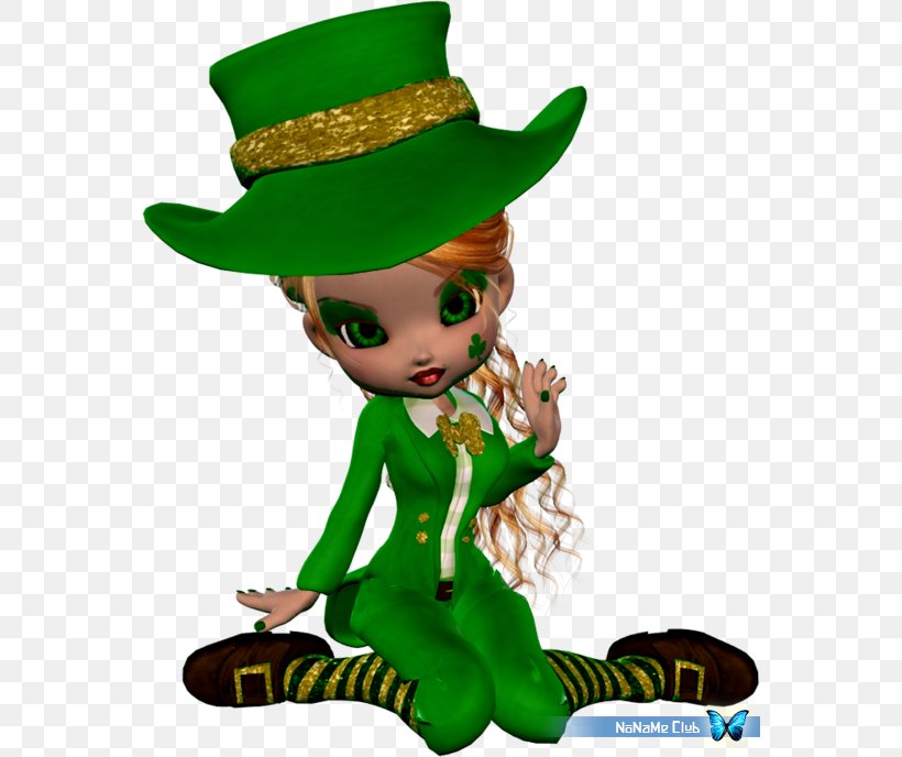 Leprechaun Saint Patrick's Day Art Legendary Creature Character, PNG, 562x688px, Watercolor, Cartoon, Flower, Frame, Heart Download Free