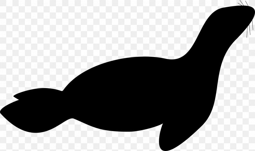 Sea Lion Pinniped Free Clip Art, PNG, 2400x1421px, Sea Lion, Beak, Black, Black And White, Cartoon Download Free