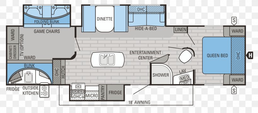 Campervans Jayco, Inc. Caravan Floor Plan Kitchen, PNG, 1800x790px, Campervans, Area, Bed, Bunk Bed, Camping Download Free