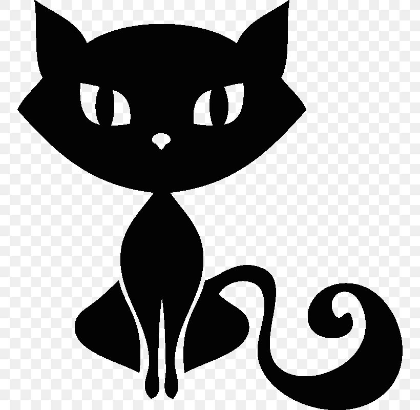 Cat Sticker Wall Decal Paper, PNG, 800x800px, Cat, Adhesive, Black, Black And White, Black Cat Download Free