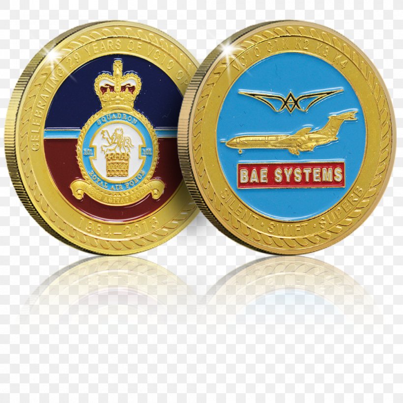 Challenge Coin Commemorative Coin Royal Air Force Military, PNG, 1000x1000px, Coin, Badge, Bae Systems, Caviar, Challenge Coin Download Free