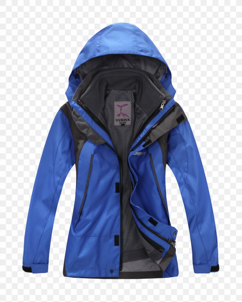 Hoodie Jacket Raincoat Polar Fleece Parka, PNG, 1339x1673px, Hoodie, Blue, Clothing, Cobalt Blue, Dress Download Free