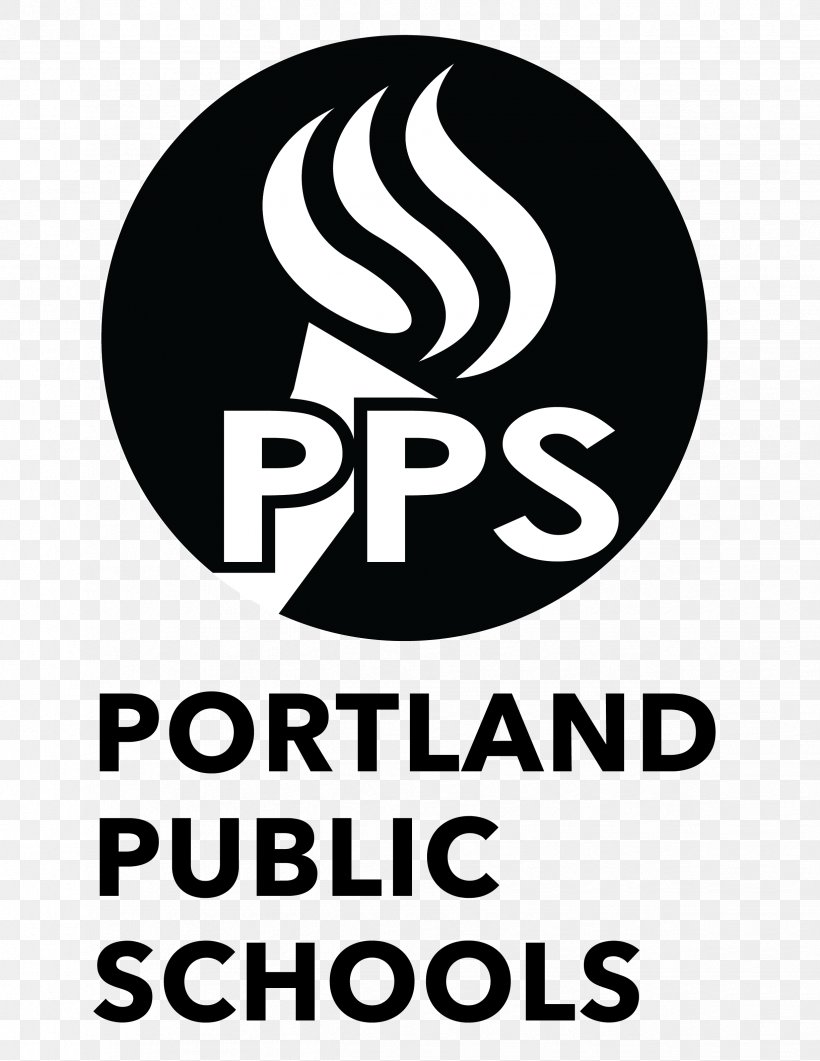 Portland Public Schools Logo State School Font, PNG, 2448x3168px, Portland Public Schools, Area, Black And White, Brand, Logo Download Free