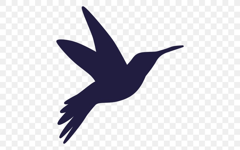 Beak Hummingbird Silhouette Clip Art, PNG, 512x512px, Beak, Bird, Drawing, Fauna, Flight Download Free