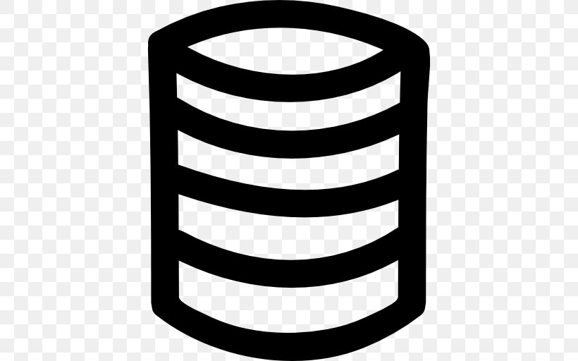 Database Symbol Clip Art, PNG, 512x512px, Database, Black And White, Data, Datasource, Information Download Free