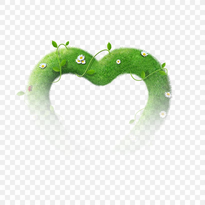 Heart-shaped Grass, PNG, 2000x2000px, Green, Grass, Leaf, Organism, Symbol Download Free