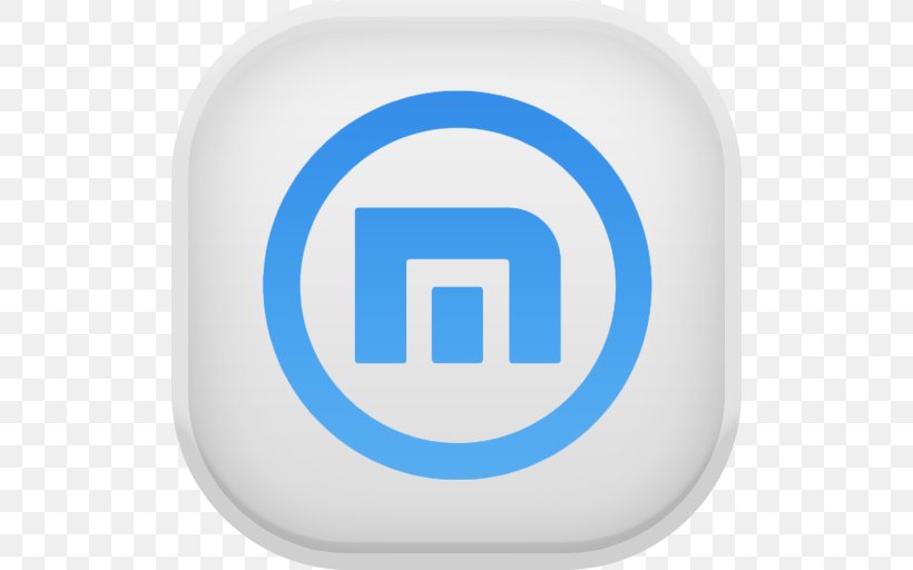 Maxthon Android Web Browser Yandex Browser, PNG, 512x512px, Maxthon, Android, Blue, Brand, Computer Software Download Free