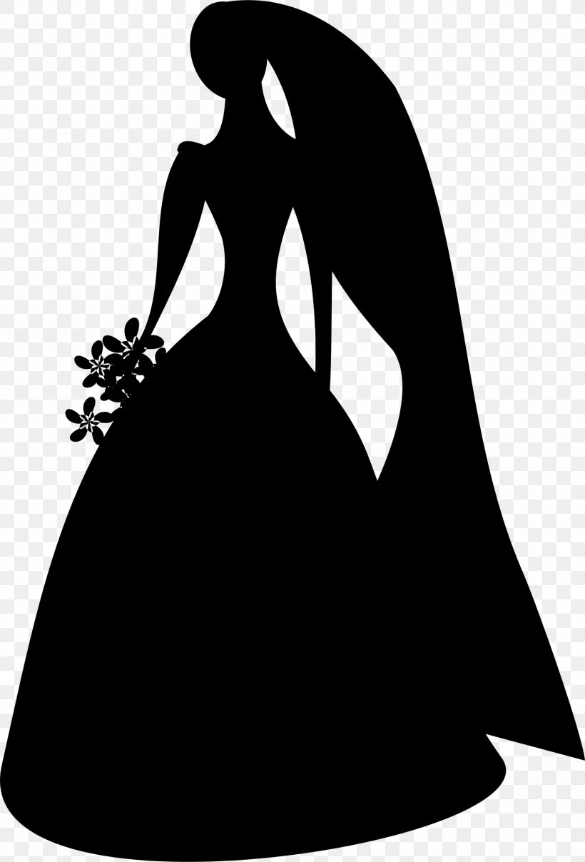 Silhouette Bridesmaid Clip Art, PNG, 1550x2284px, Silhouette, Artwork, Black, Black And White, Bride Download Free