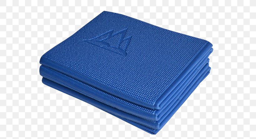Yoga & Pilates Mats Blue, PNG, 600x446px, Yoga Pilates Mats, Bag, Blue, Cobalt Blue, Color Download Free
