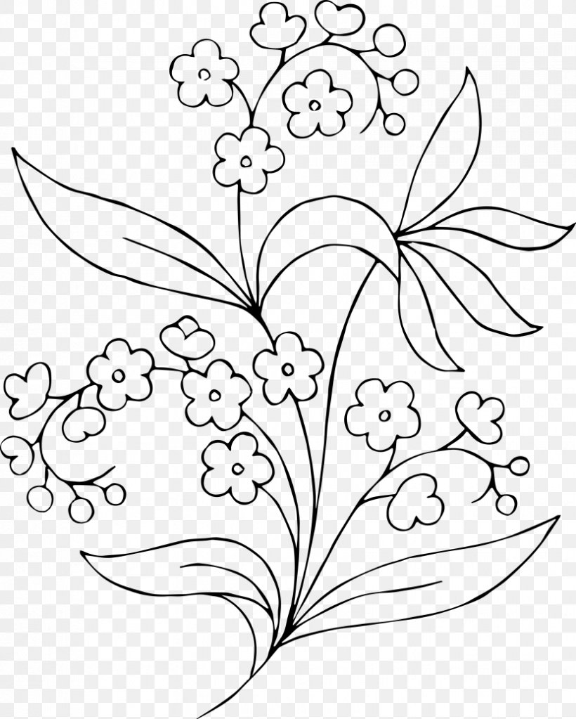 Black And White Flower Clip Art, PNG, 830x1036px, Black And White, Area, Art, Black, Black Rose Download Free