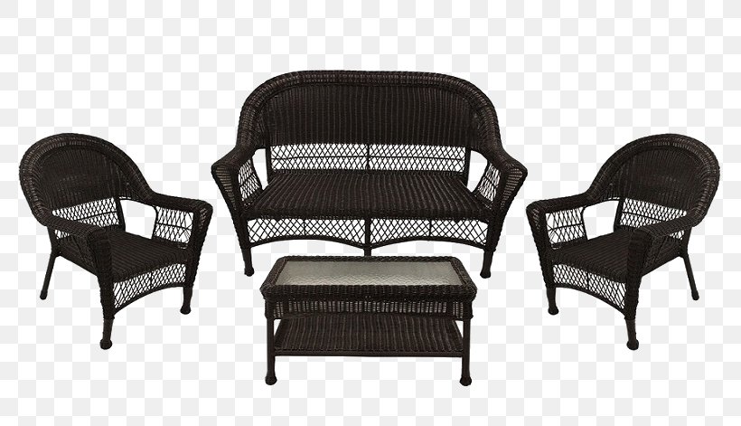 Chair Table Garden Furniture Resin Wicker, PNG, 800x471px, Chair, Black, Brown Jordan International Inc, Chaise Longue, Coffee Tables Download Free