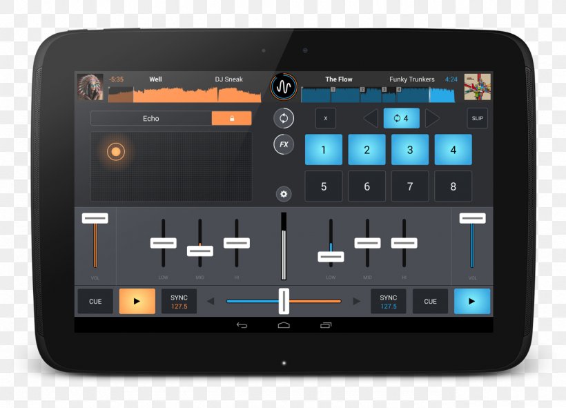 Tablet Computers Android Disc Jockey Cross/CrossDJ Electronics, PNG, 1280x923px, Tablet Computers, Android, Audio Mixing, Crosscrossdj, Desktop Computers Download Free