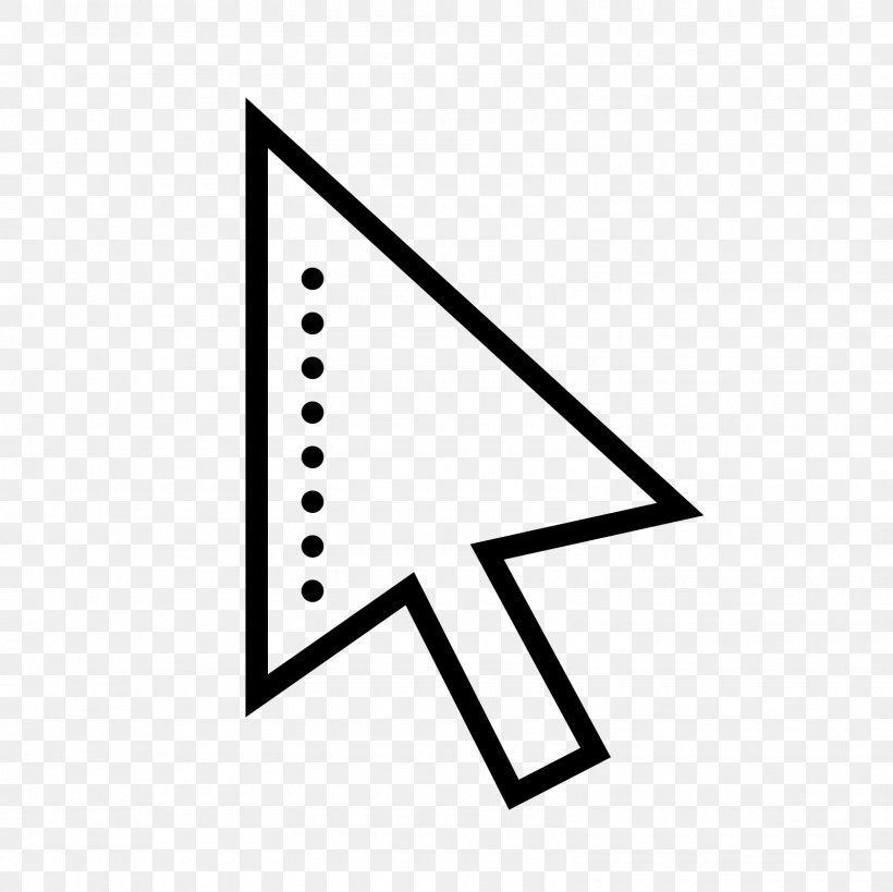 Computer Mouse Pointer Arrow, PNG, 1600x1600px, Computer Mouse, Area, Black, Black And White, Brand Download Free