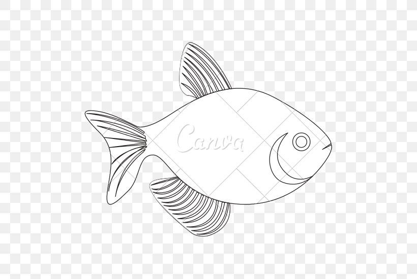 Fish Line Art Silhouette Photography, PNG, 550x550px, Fish, Aquatic Animal, Artwork, Black, Black And White Download Free