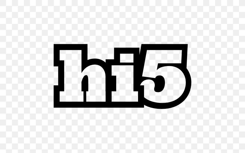 Hi5 Social Media Social Network YouTube, PNG, 512x512px, Social Media, Area, Black And White, Brand, Friendfeed Download Free