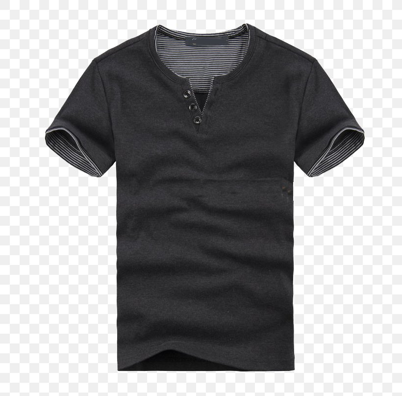 T-shirt Polo Shirt Sleeve Collar, PNG, 750x807px, Tshirt, Active Shirt, Black, Blouse, Brand Download Free