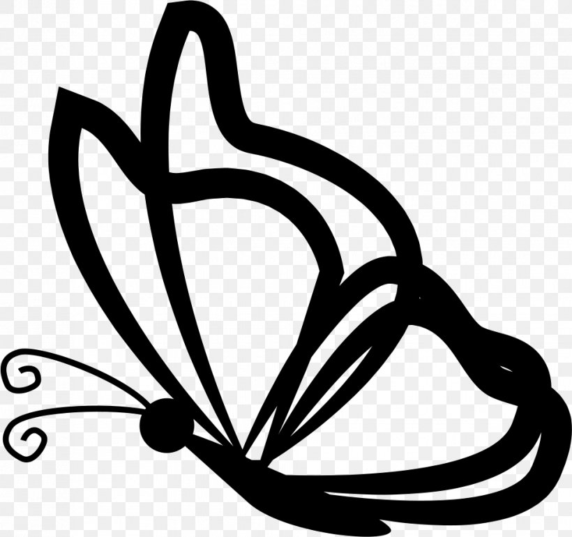 Butterfly Coloring Book Clip Art, PNG, 981x922px, Butterfly, Artwork, Black And White, Coloring Book, Drawing Download Free