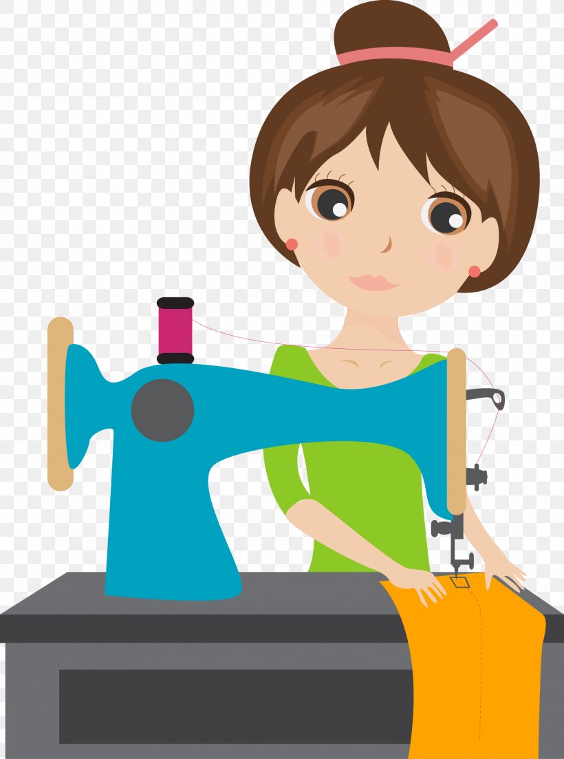 Clip Art Sewing Free Content Dressmaker Image, PNG, 1925x2591px, Sewing ...