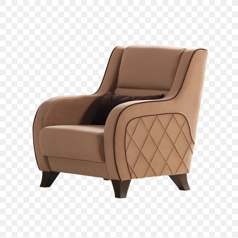Furniture Club Chair Armrest Recliner, PNG, 747x822px, Furniture, Armrest, Brown, Chair, Club Chair Download Free