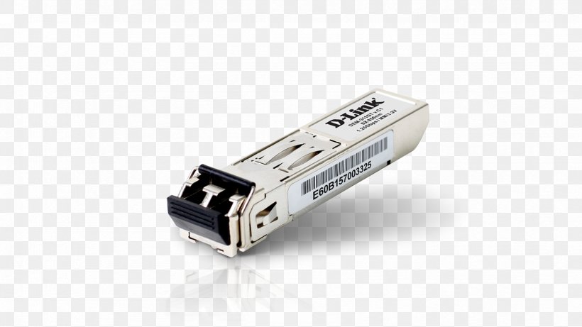 Gigabit Interface Converter Small Form-factor Pluggable Transceiver Gigabit Ethernet Single-mode Optical Fiber 1000BASE-T, PNG, 1664x936px, Gigabit Interface Converter, Adapter, Computer Port, Dlink, Electronics Accessory Download Free