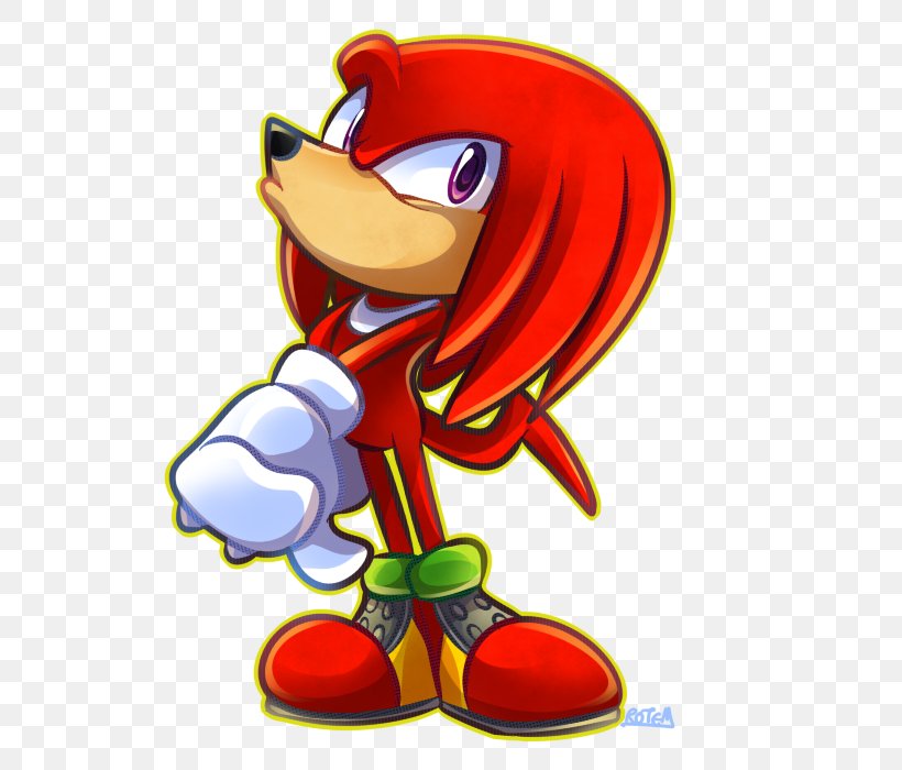 Knuckles The Echidna VRChat Uganda Tails DeviantArt, PNG, 600x700px, Watercolor, Cartoon, Flower, Frame, Heart Download Free