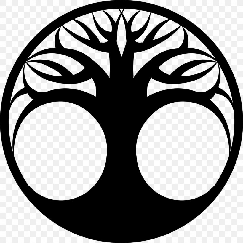 Tree Of Life Silhouette Clip Art, PNG, 1280x1280px, Tree Of Life, Black, Black And White, Decal, Drawing Download Free