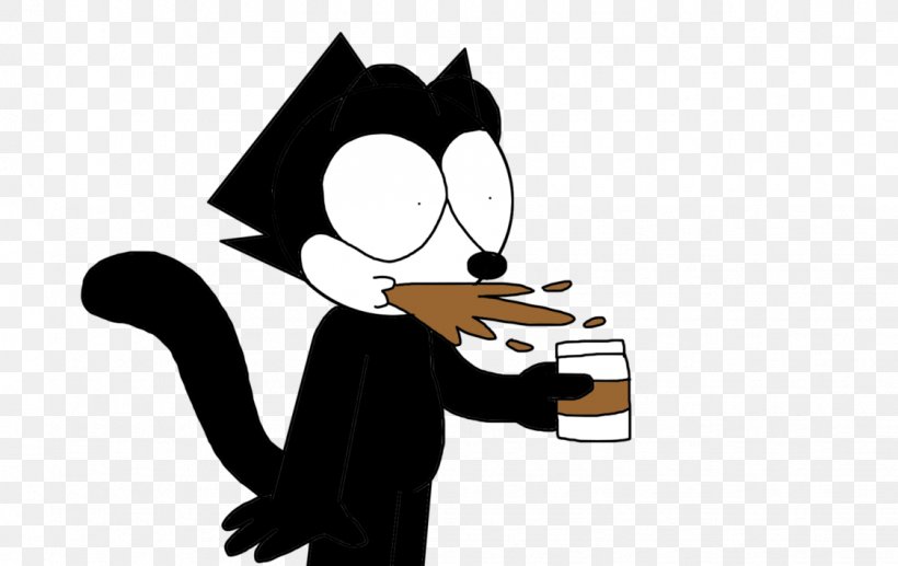 Felix The Cat Chocolate Cake Cartoon, PNG, 1124x710px, Cat, Animation, Art,  Black And White, Black Cat