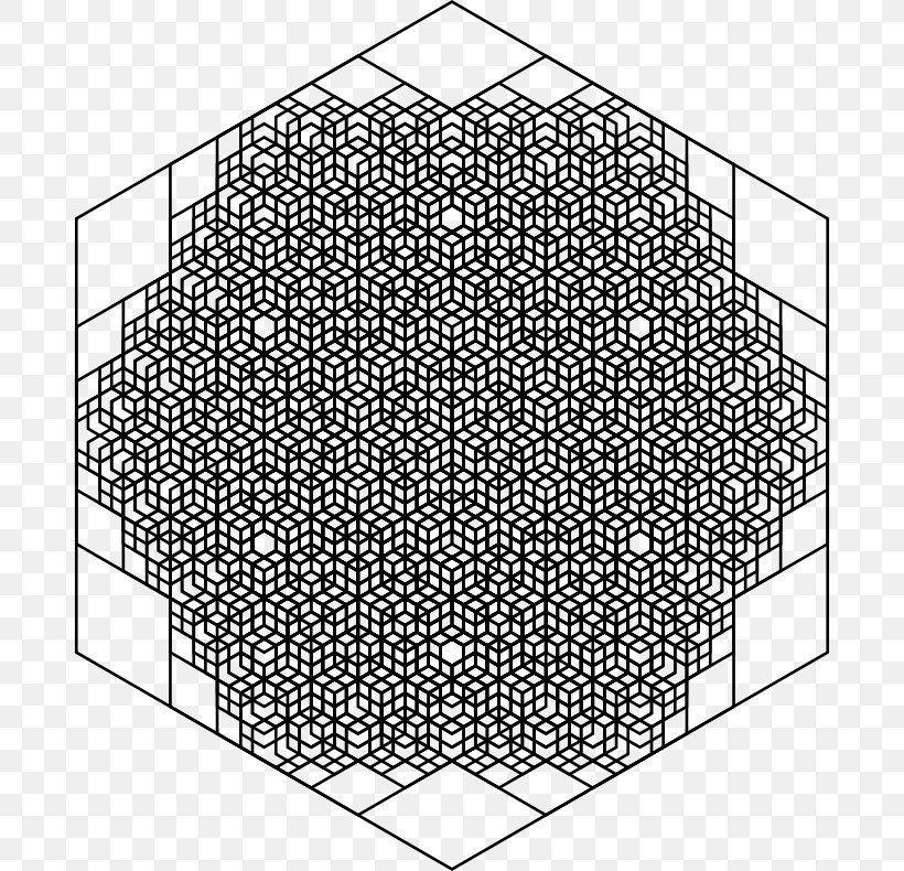 Fractal Art Hexagon Geometry Scaling, PNG, 686x790px, Fractal, Area, Black And White, Drawing, Fractal Art Download Free