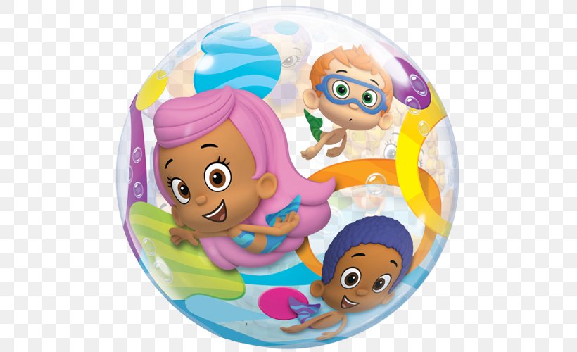 Bubble Guppies Gas Balloon Guppy Birthday, PNG, 500x500px, Bubble Guppies, Animal, Baby Toys, Balloon, Birthday Download Free