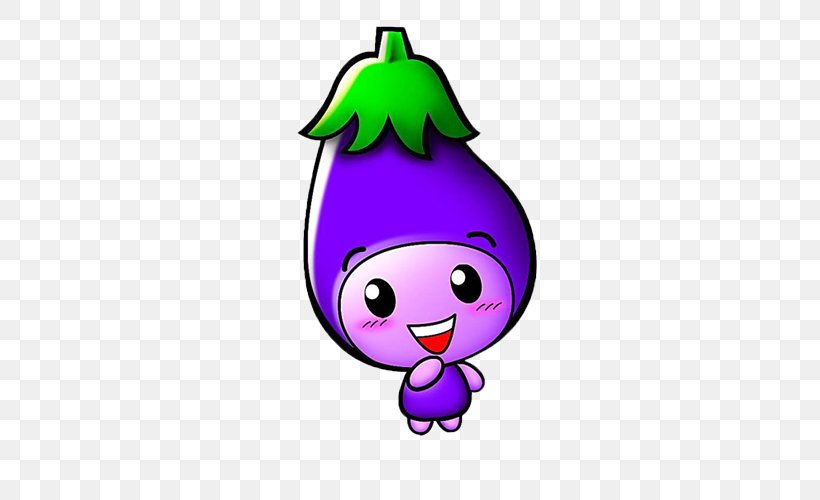 Cartoon Eggplant Illustration, PNG, 600x500px, Cartoon, Actor, Christmas Ornament, Eggplant, Fictional Character Download Free