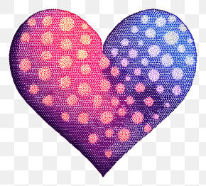Vintage Heart - Colorful Gradient Heart PNG