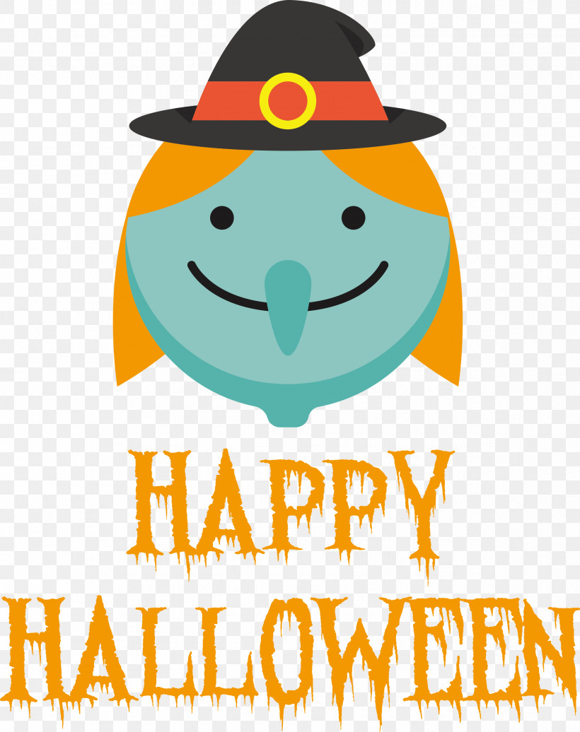 Happy Halloween, PNG, 2374x3000px, Happy Halloween, Happiness, Logo, Meter, Smiley Download Free