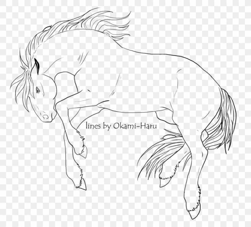 Mane Mustang Halter Drawing Sketch, PNG, 942x849px, Mane, Arm, Artwork, Black And White, Bridle Download Free