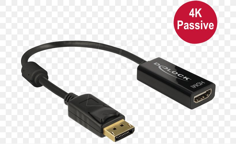 Mini DisplayPort HDMI Adapter Digital Visual Interface, PNG, 700x501px, 4k Resolution, Displayport, Adapter, Cable, Data Transfer Cable Download Free