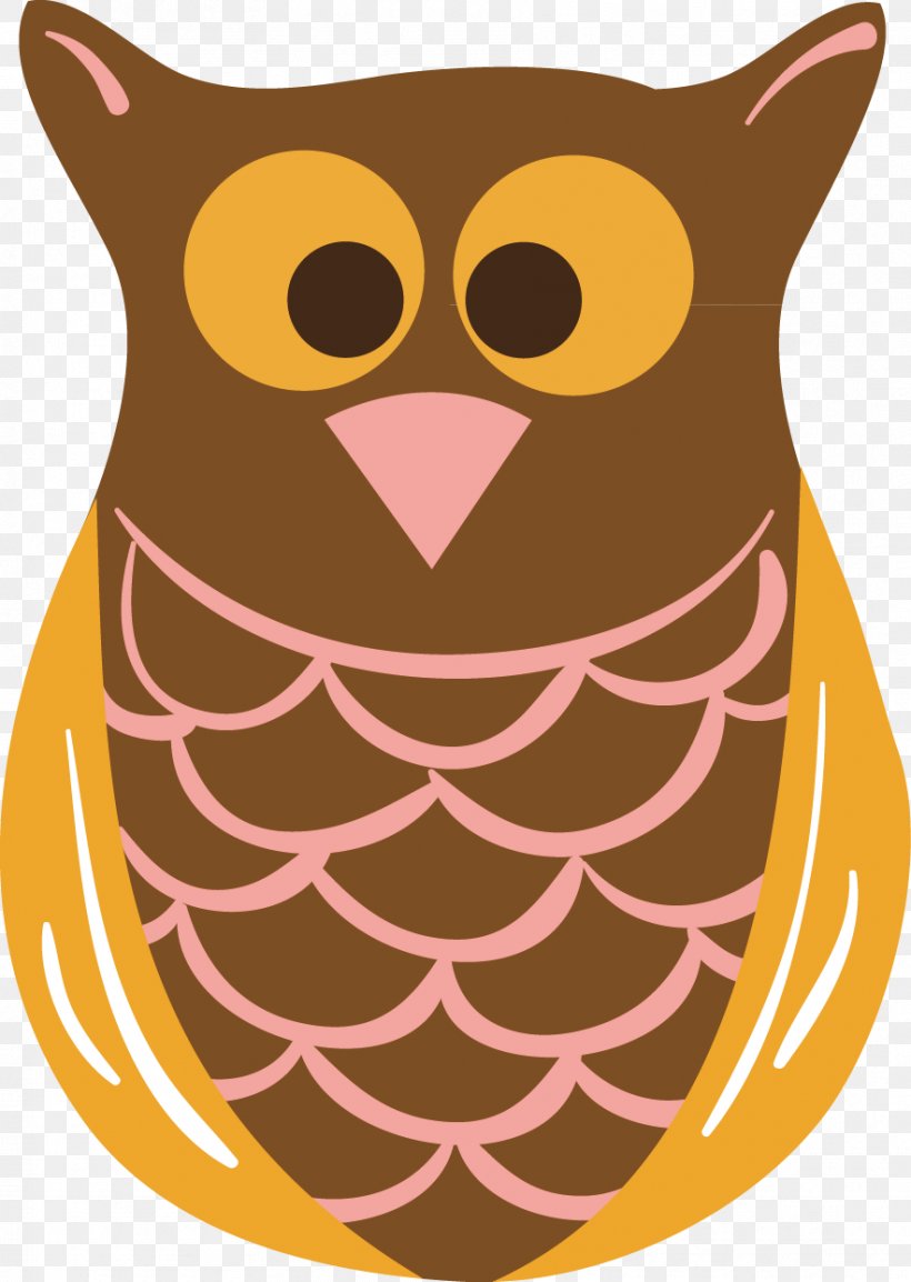 Owl Bird Illustration, PNG, 883x1243px, Owl, Beak, Bird, Bird Of Prey, Cartoon Download Free