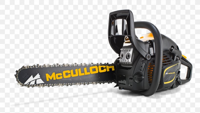Petrol Chainsaw McCulloch McCulloch Motors Corporation Poulan Tool, PNG, 2000x1130px, Chainsaw, Automotive Exterior, Brand, Chain, Gardening Download Free